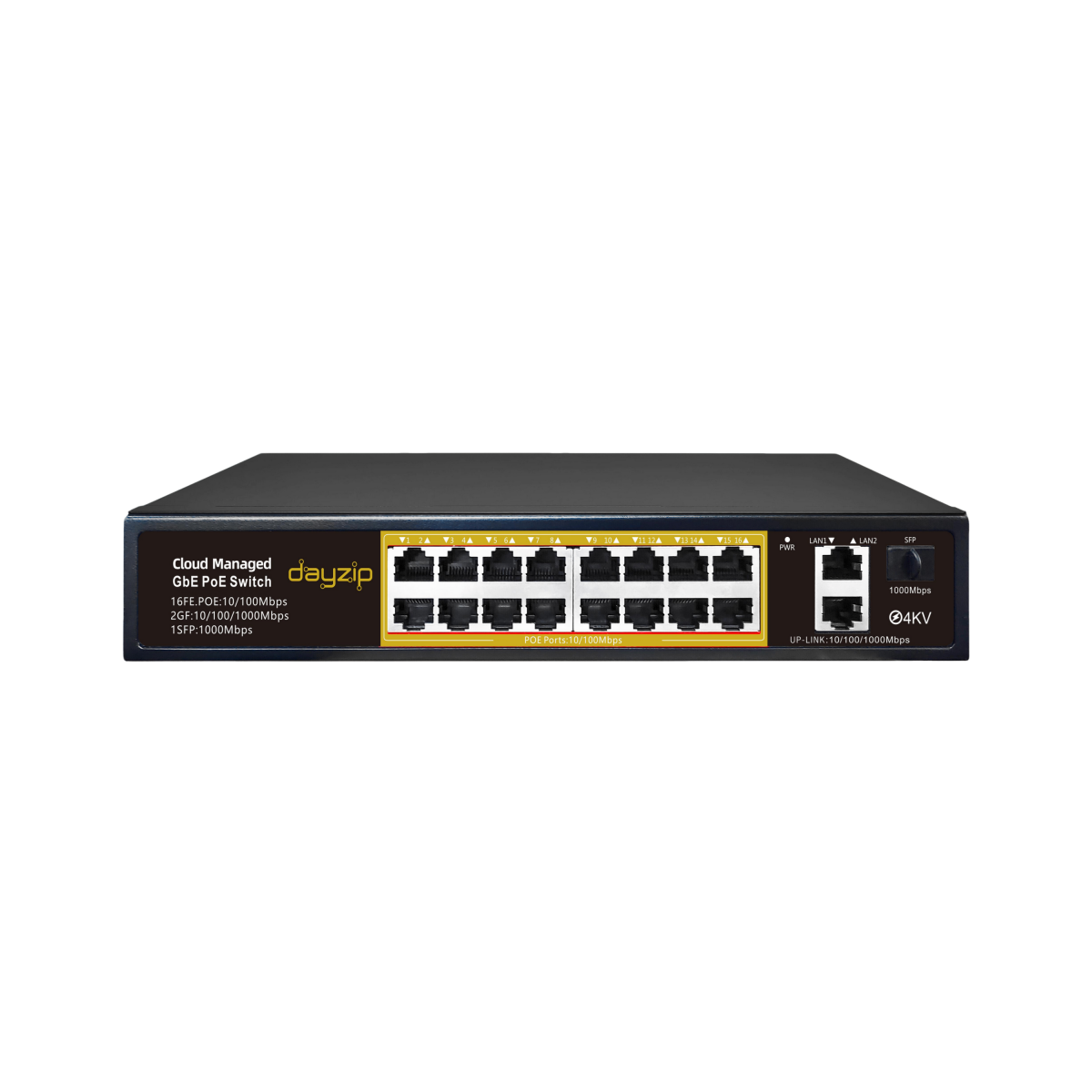 DZ-PS316G 16 Port Akıllı Yönetilebilir PoE Swicht