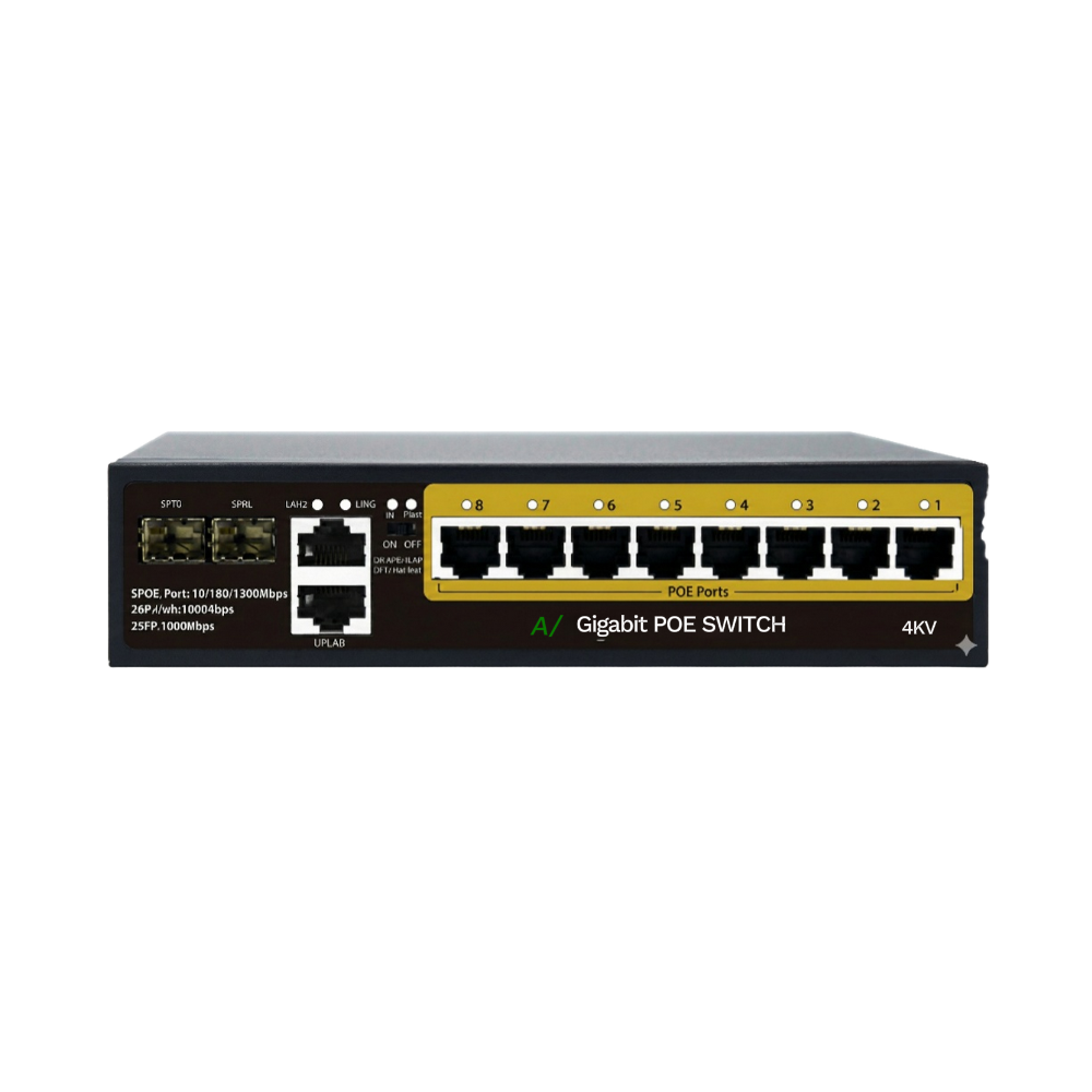 DZ-GPOE408 8 Port Poe Gibabit Switch